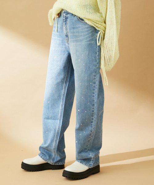 ラインストーンストレートデニム 人気・おすすめ｜使いやすい・旅行におすすめ 品質保証 全国発送 正規品・日本国内発送・安心保証付き