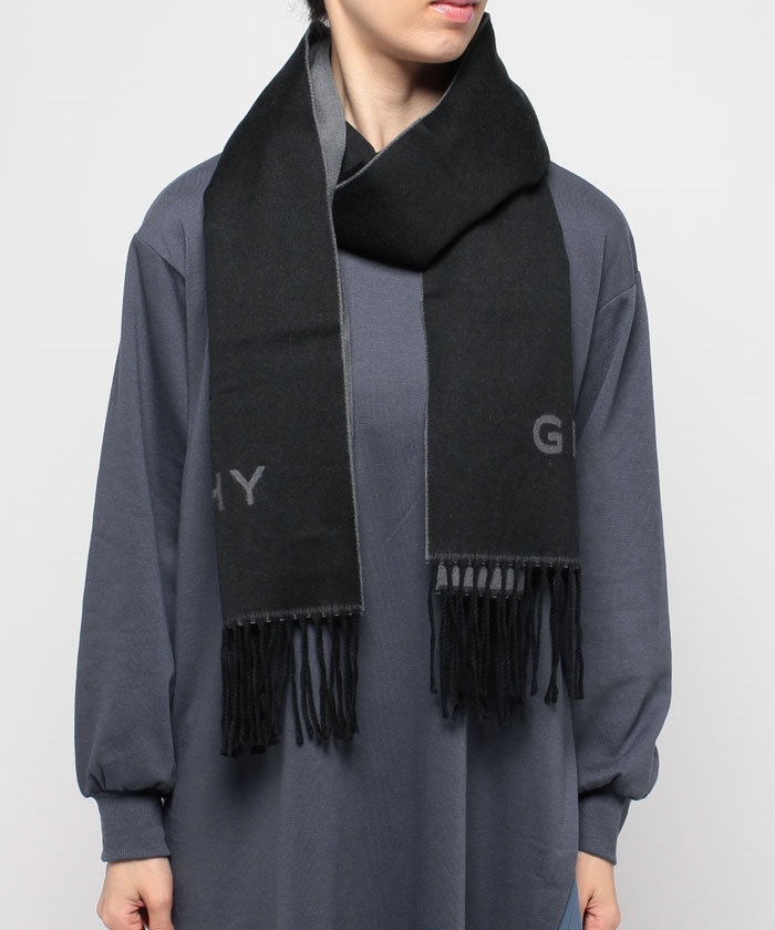 GIVENCHY / ジバンシー】ブランドロゴ マフラー 60GV3AJ4796