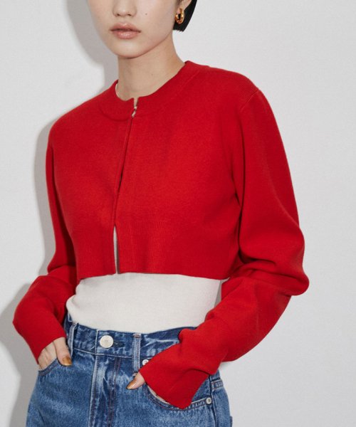 〈SETアイテム〉キャミソールセットクロップドカーディガン カーディガン キャミソール size