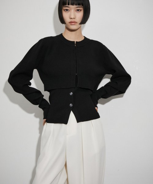 〈SETアイテム〉キャミソールセットクロップドカーディガン カーディガン キャミソール size