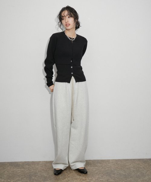 〈SETアイテム〉キャミソールセットクロップドカーディガン カーディガン キャミソール size