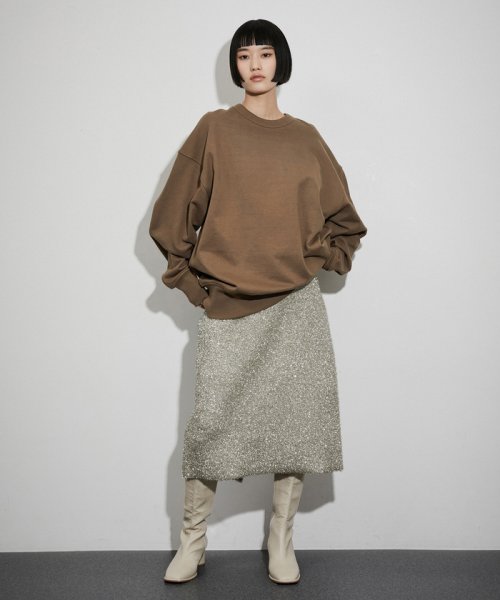 ADAM ET ROPE'(アダム　エ　ロペ)/【venit for ADAM ET ROPE'】Metallic Shaggy Skirt/img03