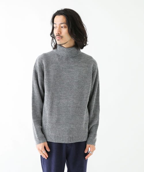 URBAN RESEARCH Sonny Label(アーバンリサーチサニーレーベル)/ウォッシャブルウール混タートルニット/img48