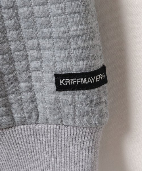 KRIFF MAYER(クリフ メイヤー)/変わりキルトクルーネックスウェットプルオーバー(130～170cm)/img03