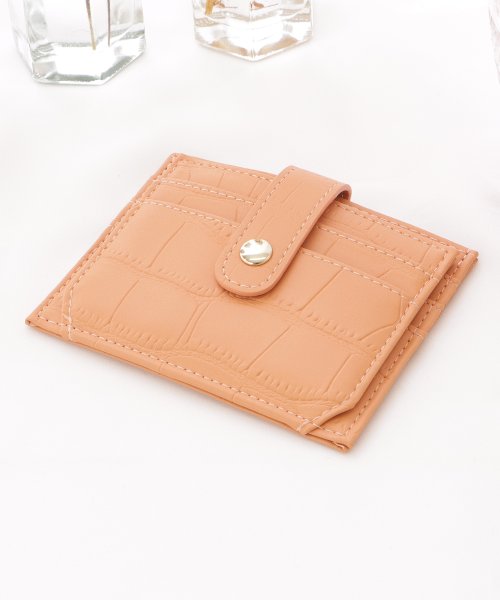 Lace Ladies(レースレディース)/クロコ調薄型キャッシュレス財布/img02