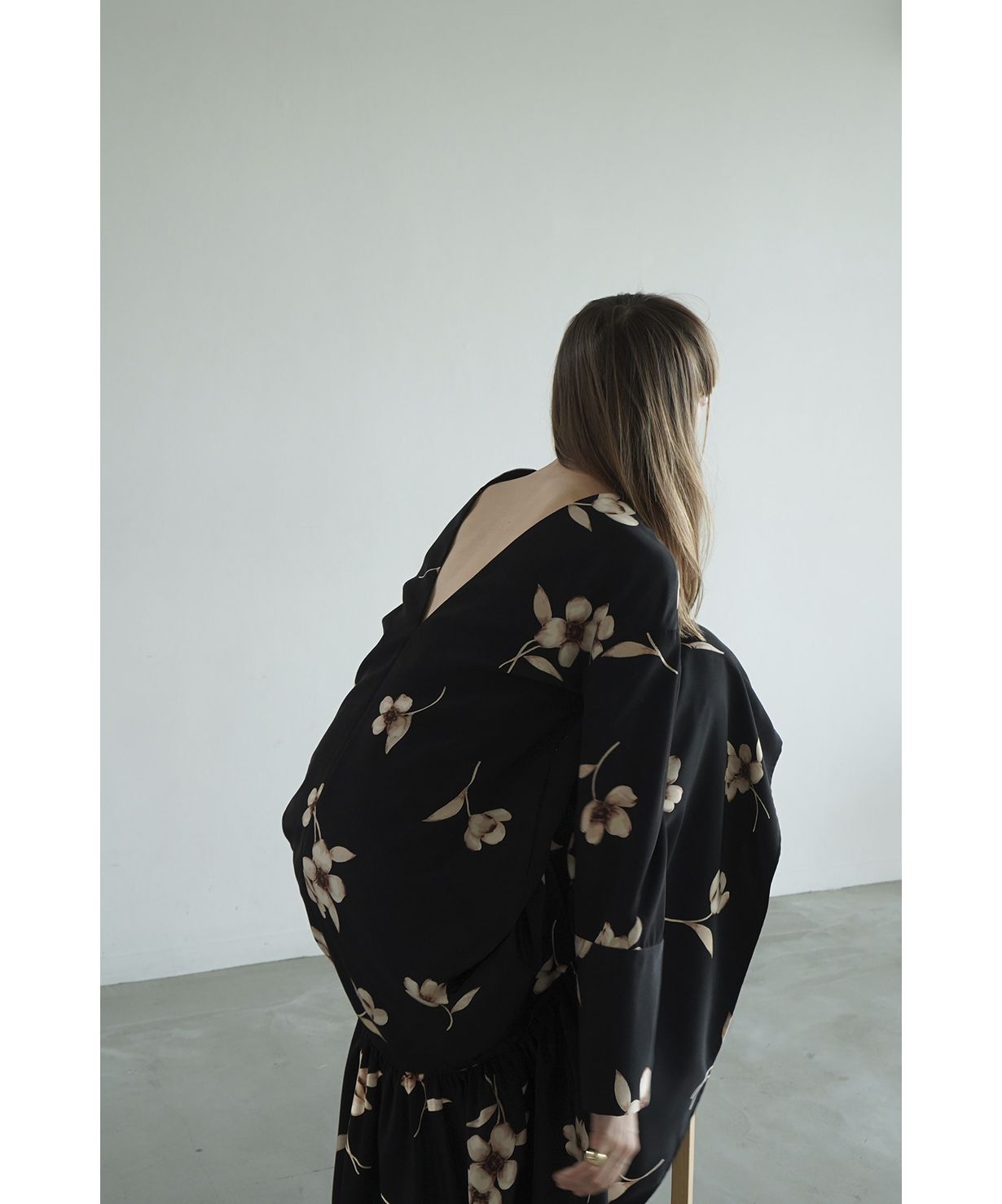 W FACE GATHER SWITCH ONEPIECE(505681434) | クラネ(CLANE) - MAGASEEK