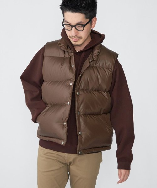 SHIPS: 〈撥水加工〉光電子(R) オーセンティック ダウン ベスト 
