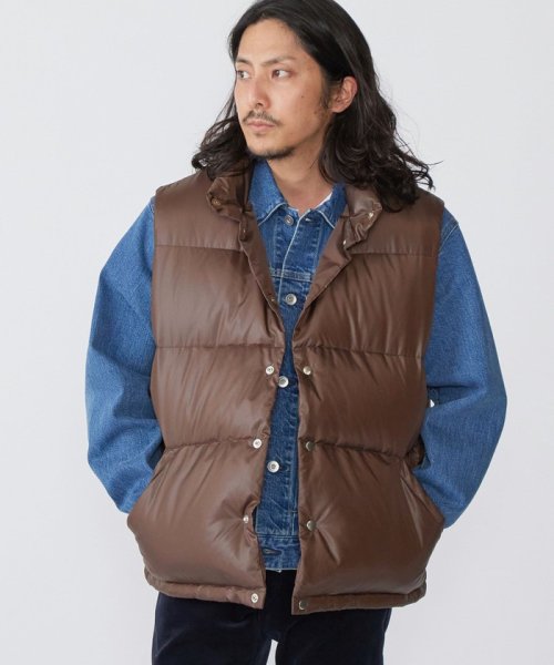 SHIPS: 〈撥水加工〉光電子(R) オーセンティック ダウン ベスト 