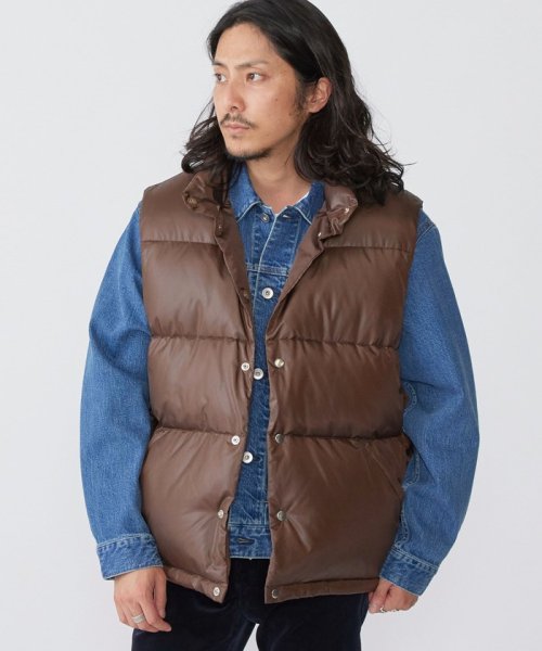 SHIPS: 〈撥水加工〉光電子(R) オーセンティック ダウン ベスト 