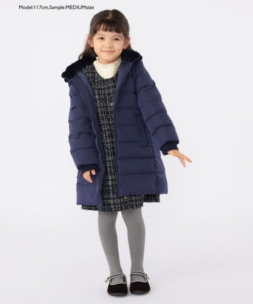 SHIPS KIDS(シップスキッズ)/SHIPS KIDS:100～140cm /〈手洗い可能〉リブ フリル タートルネック ニット/img11