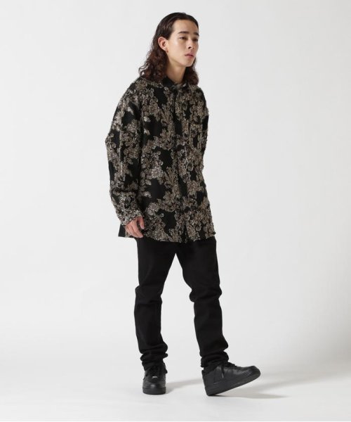 B'2nd(ビーセカンド)/LUSOR（ルーソル）FLOWER CUT JQD SHIRT フラワージャカードシャツ/img02