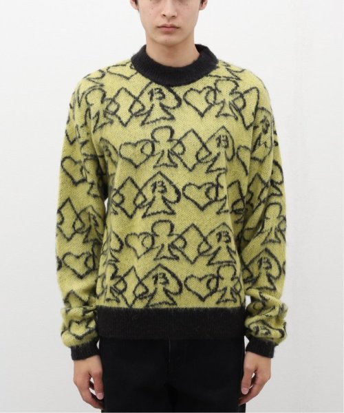 PULP(パルプ)/【RASSVET / ラスベート】CARD SUITE CREWNECK JUMPER/img10