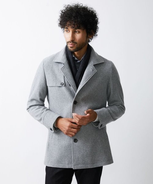 リバーシブルカシミヤマフラー 