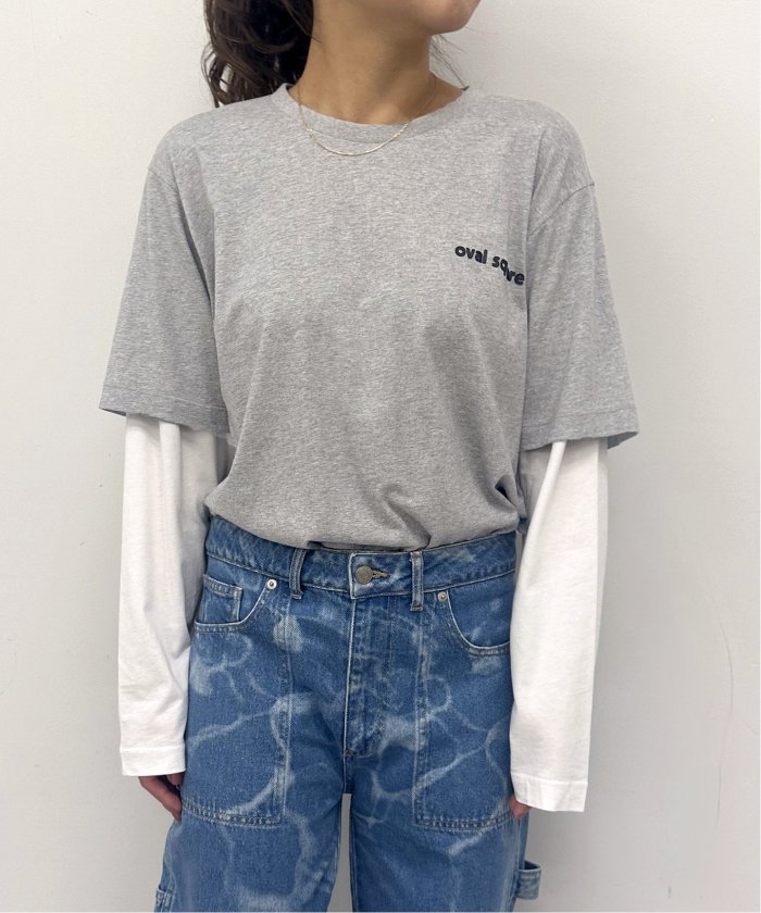 OVAL SQUARE / オーヴァルスクエア】 Cal Layer Tee(505686558