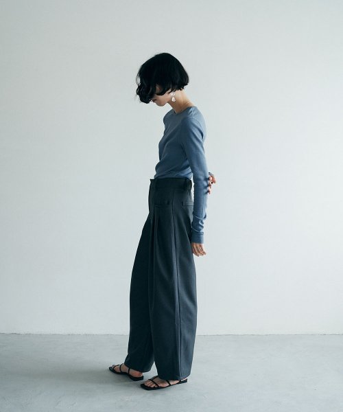 marjour(マージュール)/COLOR TWILL TUCK PANTS/img10