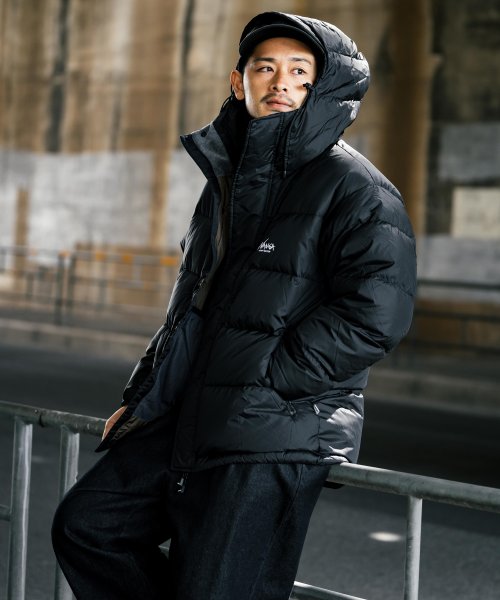 NANGA ナンガ レトロ ダウンジャケット 河田フェザー メンズ アウター 軽量 撥水 防寒 アウトドア キャンプ カジュアル KRIFF MAYER 231 着丈 KRIFF 肩幅 身幅 約62cm 袖丈 NANGA MAYER 耐久性