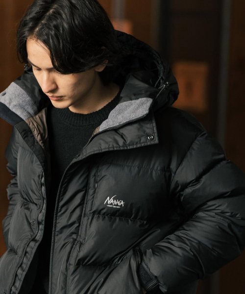 NANGA ナンガ レトロ ダウンジャケット 河田フェザー メンズ アウター 軽量 撥水 防寒 アウトドア キャンプ カジュアル KRIFF MAYER 231 着丈 KRIFF 肩幅 身幅 約62cm 袖丈 NANGA MAYER 耐久性