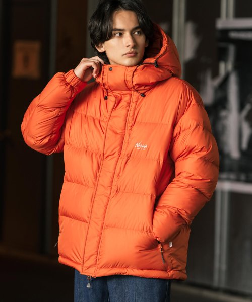 NANGA ナンガ レトロ ダウンジャケット 河田フェザー メンズ アウター 軽量 撥水 防寒 アウトドア キャンプ カジュアル KRIFF MAYER 231 着丈 KRIFF 肩幅 身幅 約62cm 袖丈 NANGA MAYER 耐久性