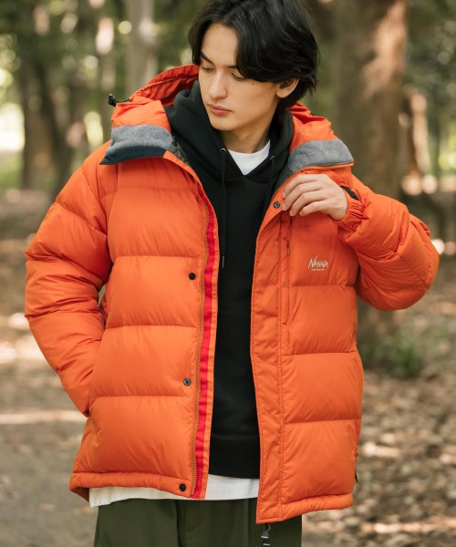 NANGA ナンガ レトロ ダウンジャケット 河田フェザー メンズ アウター 軽量 撥水 防寒 アウトドア キャンプ カジュアル KRIFF MAYER 231 着丈 KRIFF 肩幅 身幅 約62cm 袖丈 NANGA MAYER 耐久性