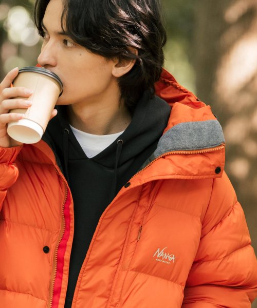 NANGA ナンガ レトロ ダウンジャケット 河田フェザー メンズ アウター 軽量 撥水 防寒 アウトドア キャンプ カジュアル KRIFF MAYER 231 着丈 KRIFF 肩幅 身幅 約62cm 袖丈 NANGA MAYER 耐久性