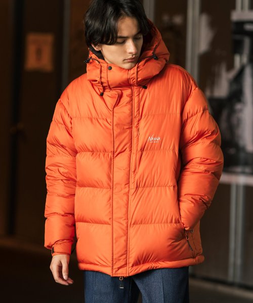 NANGA ナンガ レトロ ダウンジャケット 河田フェザー メンズ アウター 軽量 撥水 防寒 アウトドア キャンプ カジュアル KRIFF MAYER 231 着丈 KRIFF 肩幅 身幅 約62cm 袖丈 NANGA MAYER 耐久性