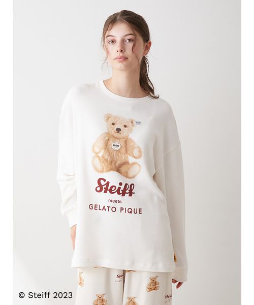 【Steiff】ワンポイントロングTシャツ