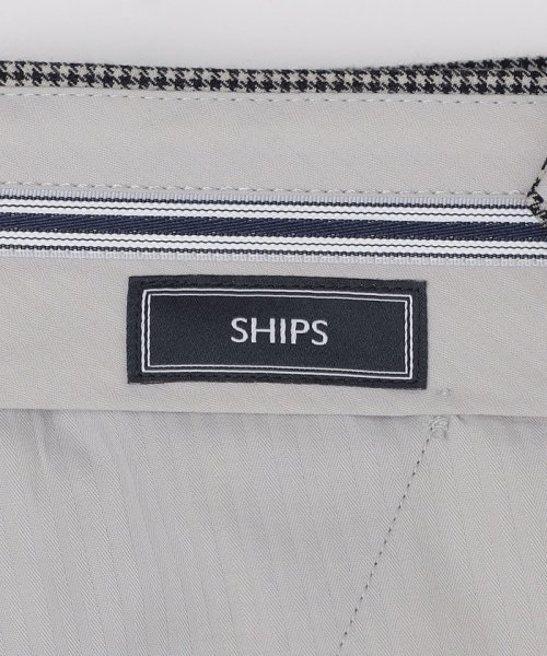 SHIPS MEN(シップス　メン)/SHIPS:  <手洗い可能＞ライト サキソニー ハウンドトゥースチェック スラックス パンツ/img17