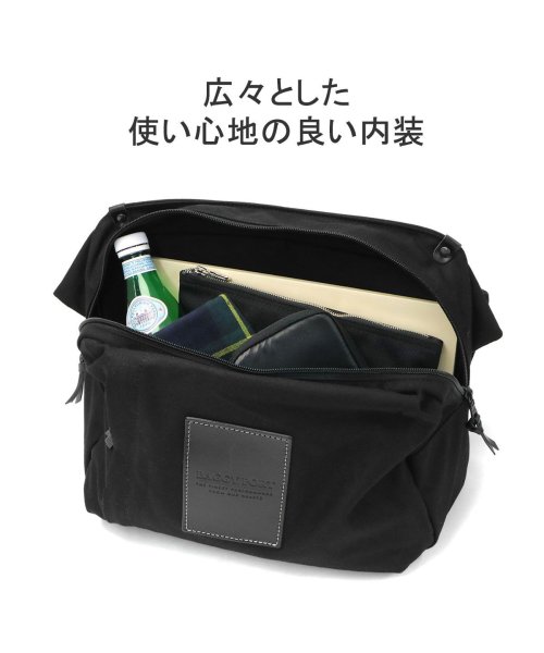 BAGGY PORT(バギーポート)/バギーポート バッグ BAGGY PORT ショルダーバッグ BLACK カジュアルバッグ ボディバッグ A4 帆布 10号 日本製 おしゃれ YNM－416N/img06