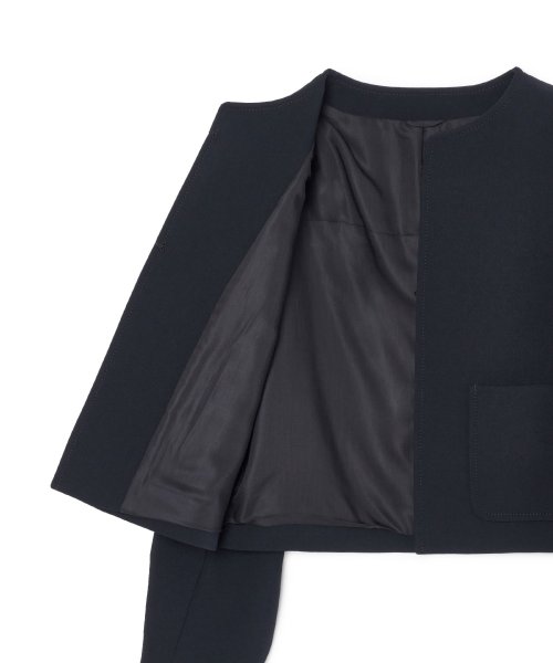 ライトダブルクロスノーカラー ジャケット ライトダブルクロスノーカラー ジャケット U1669648520(12870円)