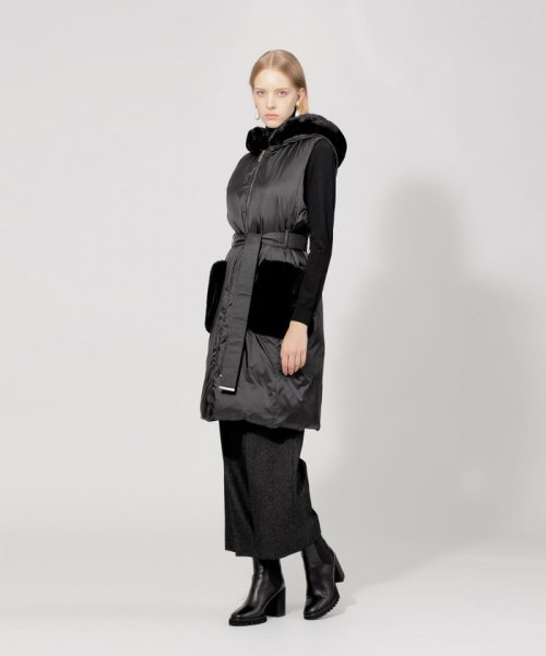 【VERY NaVY 2023年12月号掲載】エアリーグレース　ダウンジレ【80周年記念アイテム】 