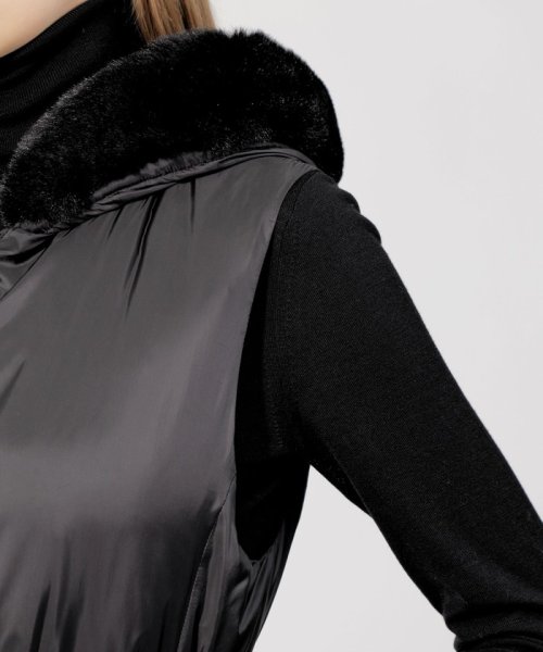 【VERY NaVY 2023年12月号掲載】エアリーグレース　ダウンジレ【80周年記念アイテム】 