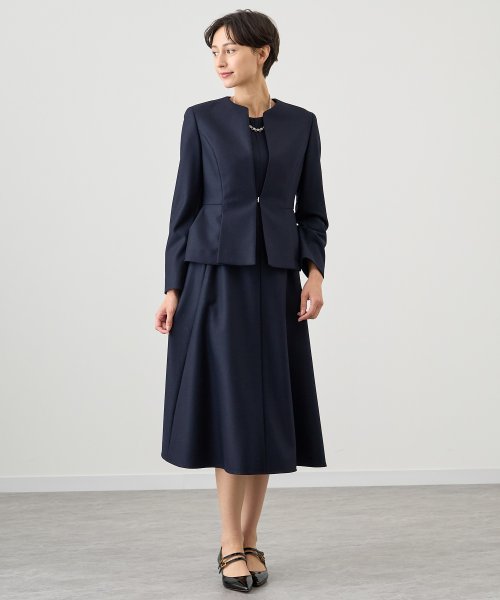 【セットアップ対応商品】ウールツイルジャージペプラムジャケット 着用サイズ なし あり 168cm 164cm