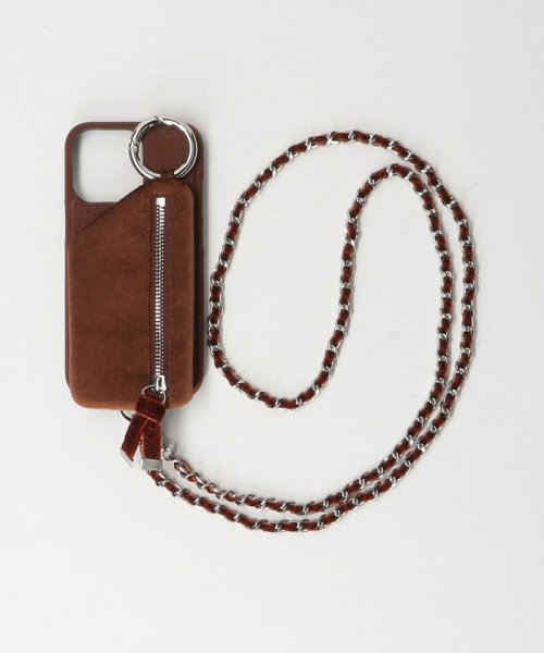 BEAUTY&YOUTH UNITED ARROWS(ビューティーアンドユース　ユナイテッドアローズ)/＜AJEW＞CADENAS ベルベット チェーン ストラップ iPhone13Proケース/img18