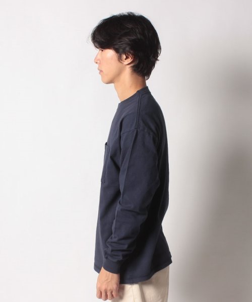 go slow caravan MENS SELECT BRAND(ゴースローキャラバンメンズセレクトブランド)/グッドウェア 袖リブ ポケット付き L/S BIG TEE/img06