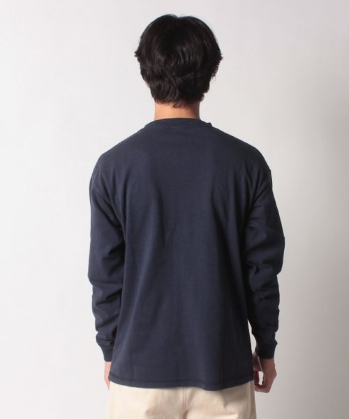 go slow caravan MENS SELECT BRAND(ゴースローキャラバンメンズセレクトブランド)/グッドウェア 袖リブ ポケット付き L/S BIG TEE/img07