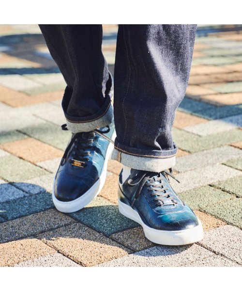 madras メタインソール ファスナー付きレースアップカジュアルシューズ M8619MT クリスタルゲル® madras