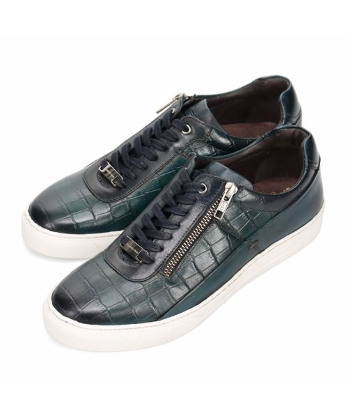 madras メタインソール ファスナー付きレースアップカジュアルシューズ M8619MT クリスタルゲル® madras