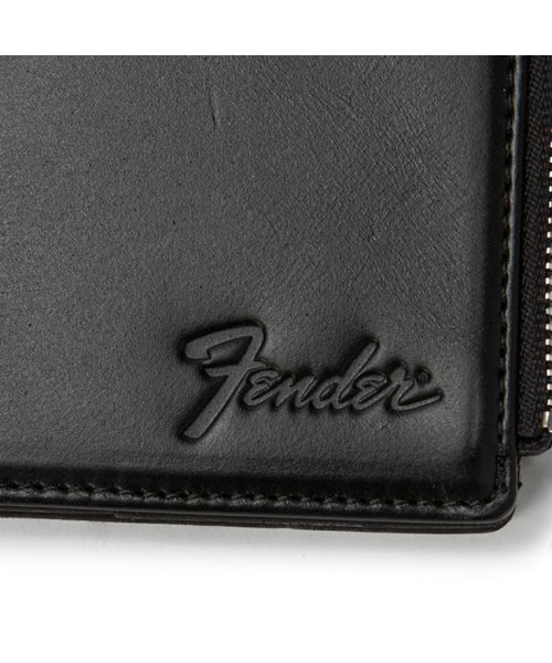 Fender(フェンダー)/フェンダー マネークリップ メンズ レディース ブランド 本革 国産レザー 薄型財布 小銭入れ付き ギターピック付属 Fender 950－701/img13