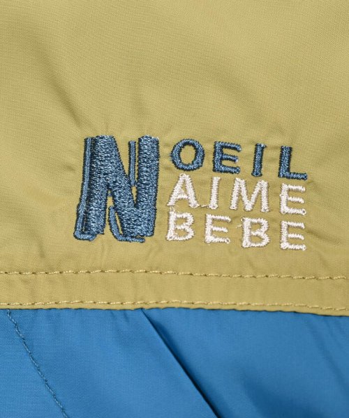 Noeil aime BeBe(ノイユ　エーム　べべ)/タフタ配色裏フリースジャケット(90~130cm)/img10