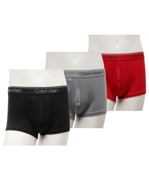 Calvin Klein(カルバンクライン)/カルバンクライン インナー マイクロストレッチ ボクサーパンツ ブラック レッド メンズ CALVIN KLEIN NB2569 902/img01