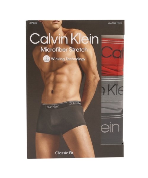 Calvin Klein(カルバンクライン)/カルバンクライン インナー マイクロストレッチ ボクサーパンツ ブラック レッド メンズ CALVIN KLEIN NB2569 902/img07
