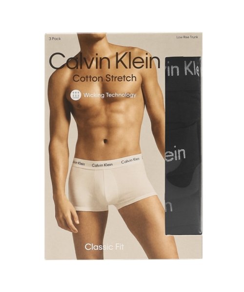 Calvin Klein(カルバンクライン)/カルバンクライン インナー コットンストレッチ ボクサーパンツ ブラック メンズ CALVIN KLEIN NB2614 001/img07