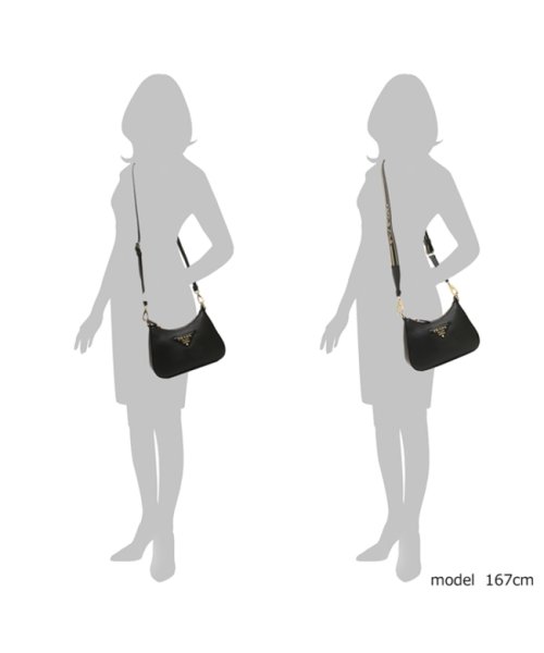 プラダ ショルダーバッグ ヴィッテロダイノソフト ミニバッグ ブラック レディース PRADA 1BH193 2DKV F03C3 V3OM PRADA プラダ ショルダーバッグ ヴィッテロダイノソフト ミニバッグ ブラック レディース 1BH193 2DKV F03C3 5cm