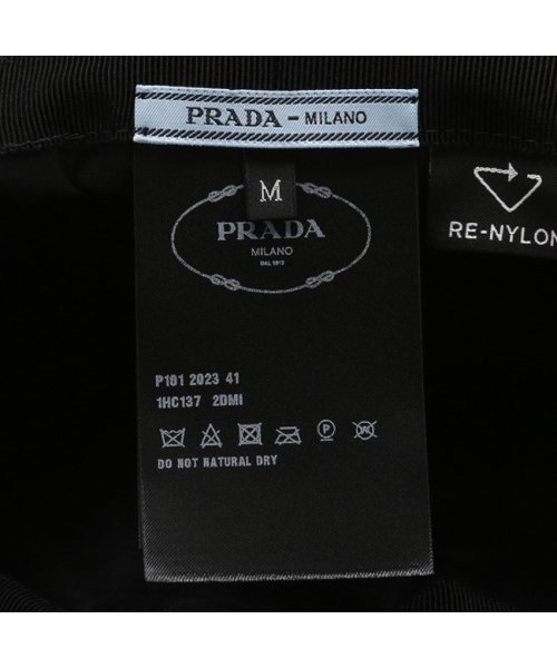 PRADA(プラダ)/プラダ 帽子 リナイロン バケットハット バケハ ブラック メンズ レディース ユニセックス PRADA 1HC137 2DMI F0002/img07