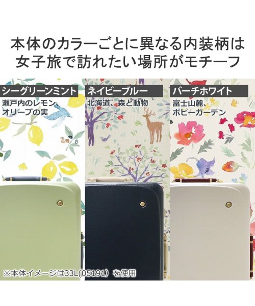 ハント スーツケース キャリーケース かわいい 軽量 Mサイズ エース HaNT 52L 3～5泊 M ハード ストッパー 4輪 旅行 05192 