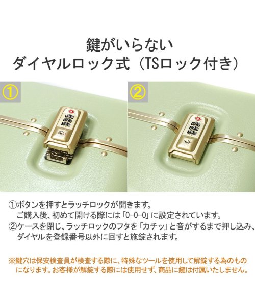 ハント スーツケース キャリーケース かわいい 軽量 Mサイズ エース HaNT 52L 3～5泊 M ハード ストッパー 4輪 旅行 05192 