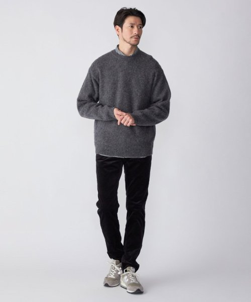 SHIPS MEN(シップス　メン)/*SHIPS:〈シェットランドタイプ〉ウール シャギードッグ ニット (セーター) 23FW/img01