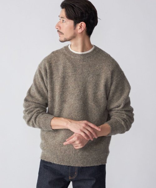 SHIPS MEN(シップス　メン)/*SHIPS:〈シェットランドタイプ〉ウール シャギードッグ ニット (セーター) 23FW/img11