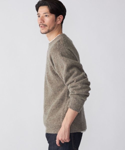 SHIPS MEN(シップス　メン)/*SHIPS:〈シェットランドタイプ〉ウール シャギードッグ ニット (セーター) 23FW/img12