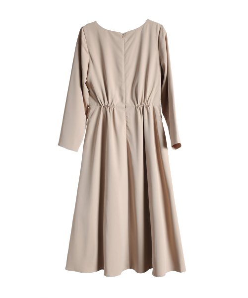 DRESS+(ドレス プラス)/パーティードレス ワンピース 袖付き 結婚式 フォーマル/img19
